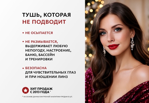 Yao Yan Тушь для ресниц моделирующая, 7,5 мл 1/12/480