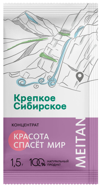 Сухой концентрат напитка Meitan Крепкое Сибирское 